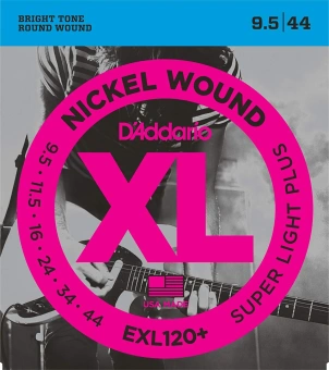 EXL120+ Nickel Wound Струны для электрогитары D'Addario
